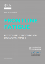 Frontline Fatigue: Key workers living through lockdown phase 2
